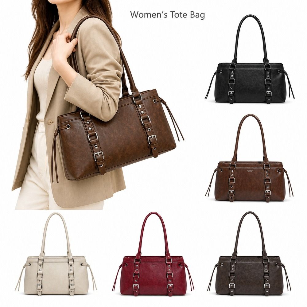 Top Handle Structured - Durable Structured Shape Women Handbag Light