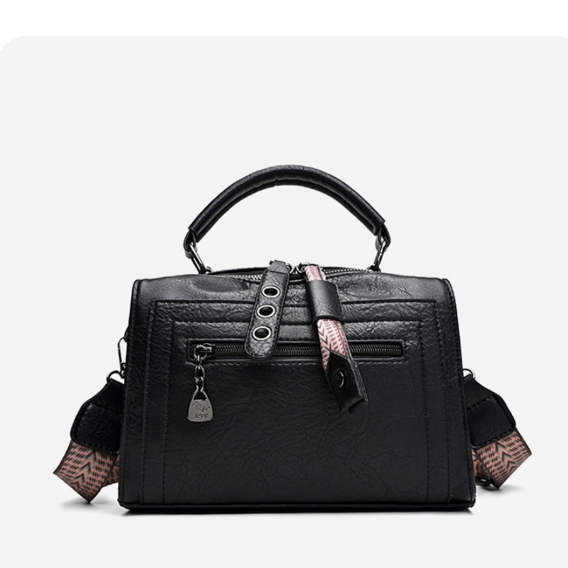 Top Handle Structured - Structured Boston-style handbag with top handle