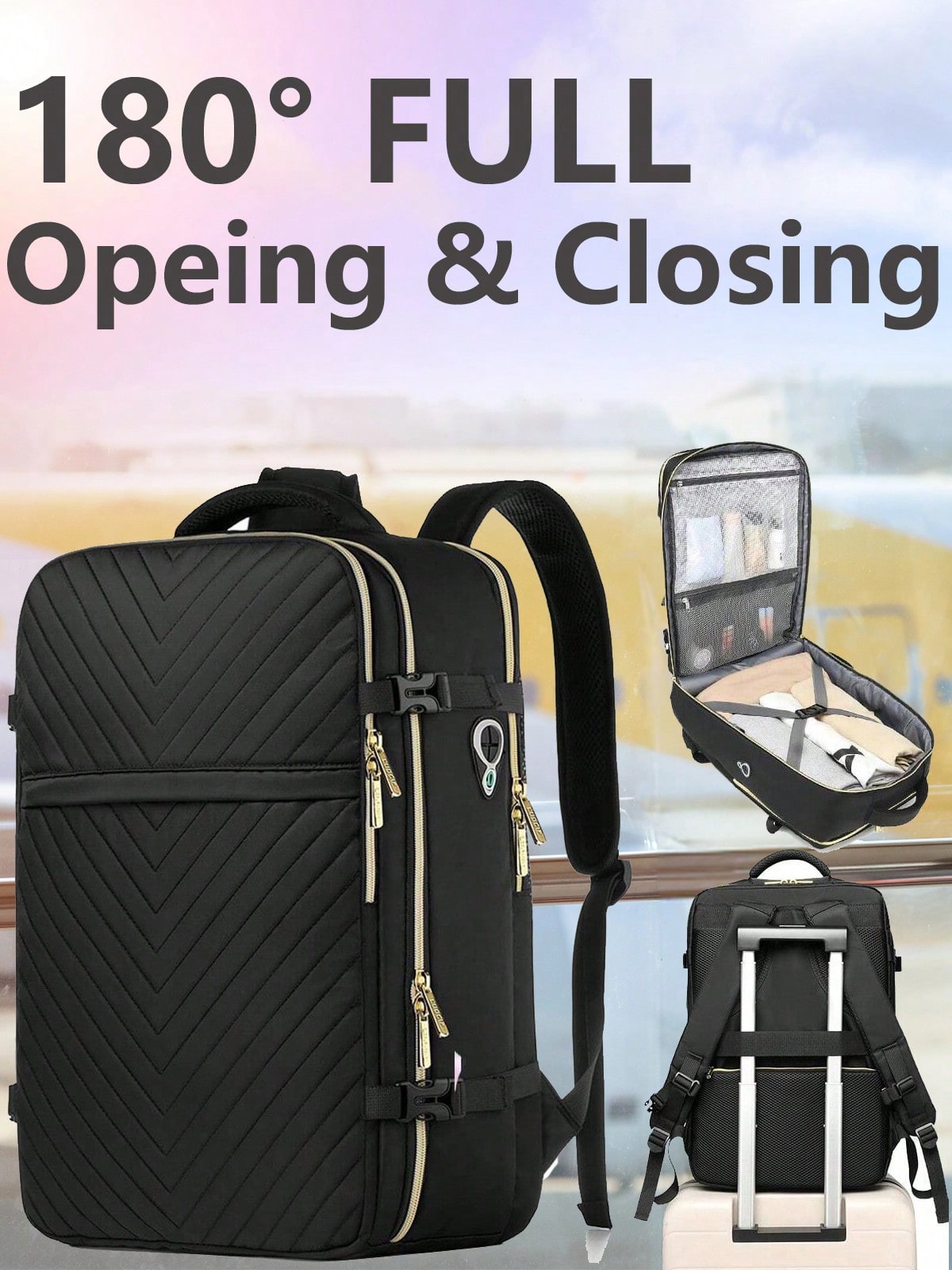 Women'S Bag - Large Carry On Travel Backpack -