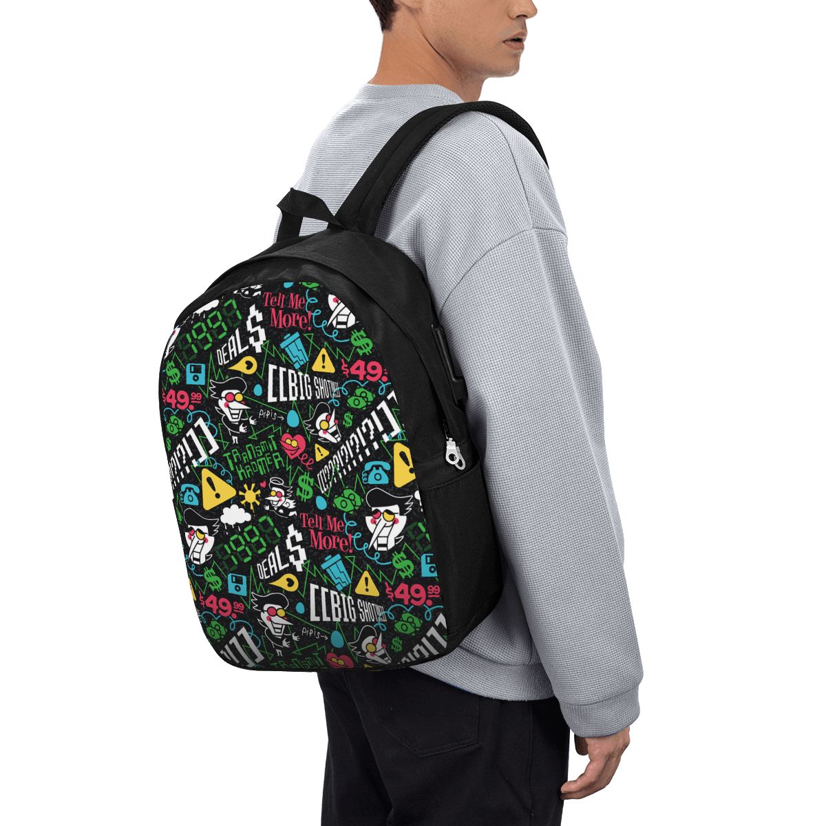 Women'S Bag - Deltarune SPAMTON G Backpack Travel Notebook