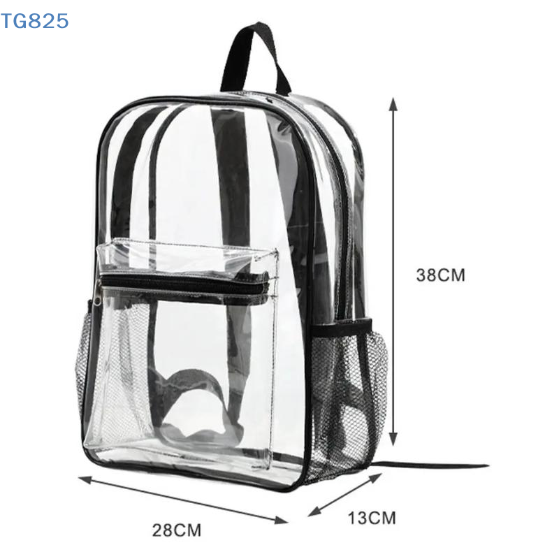 Women Bags Waterproof - 【AN】【AN】Transparent PVC Outdoor Sports Fitness Knapsack