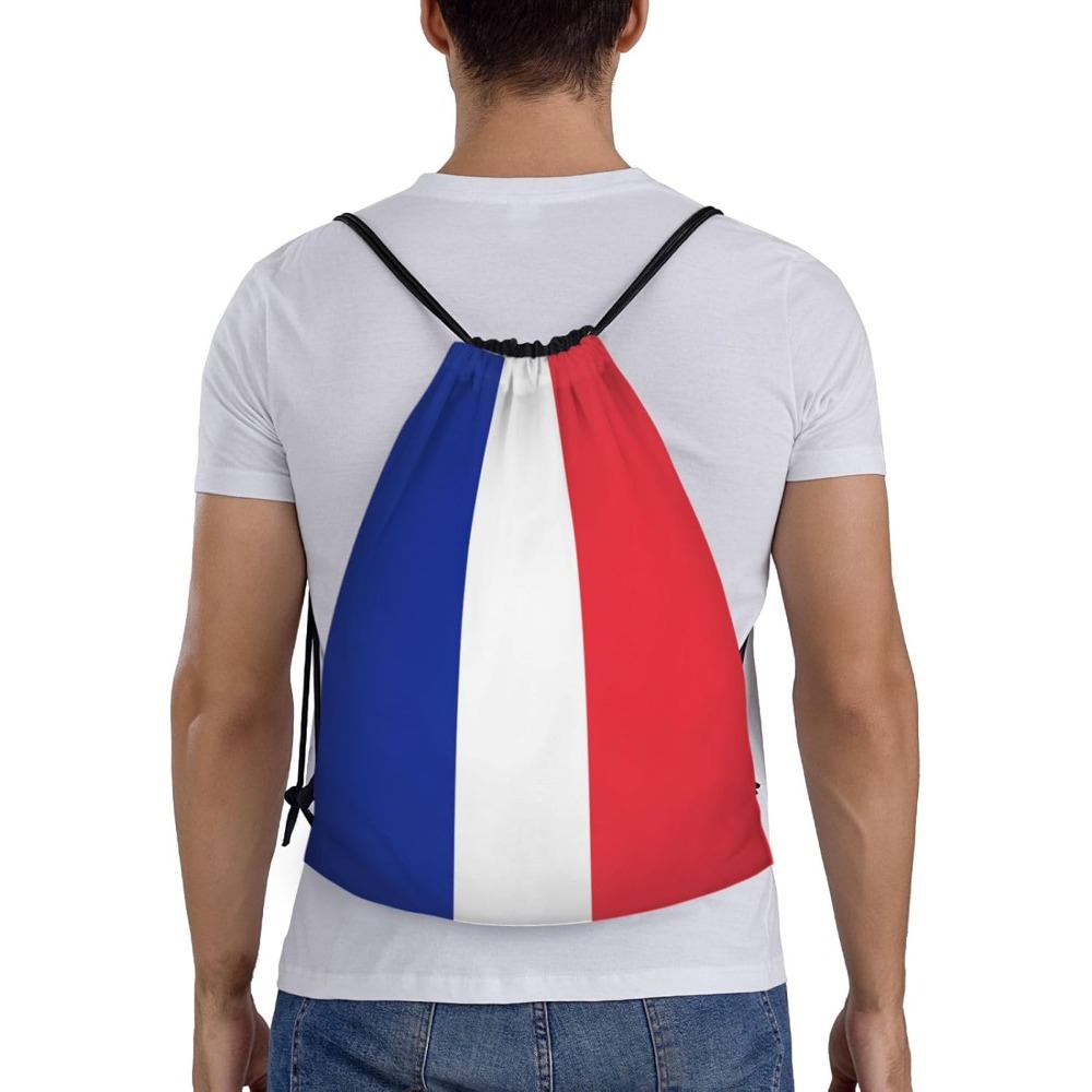 Women Bags Usa - Flag Drawstring Bag Casual String Daypack