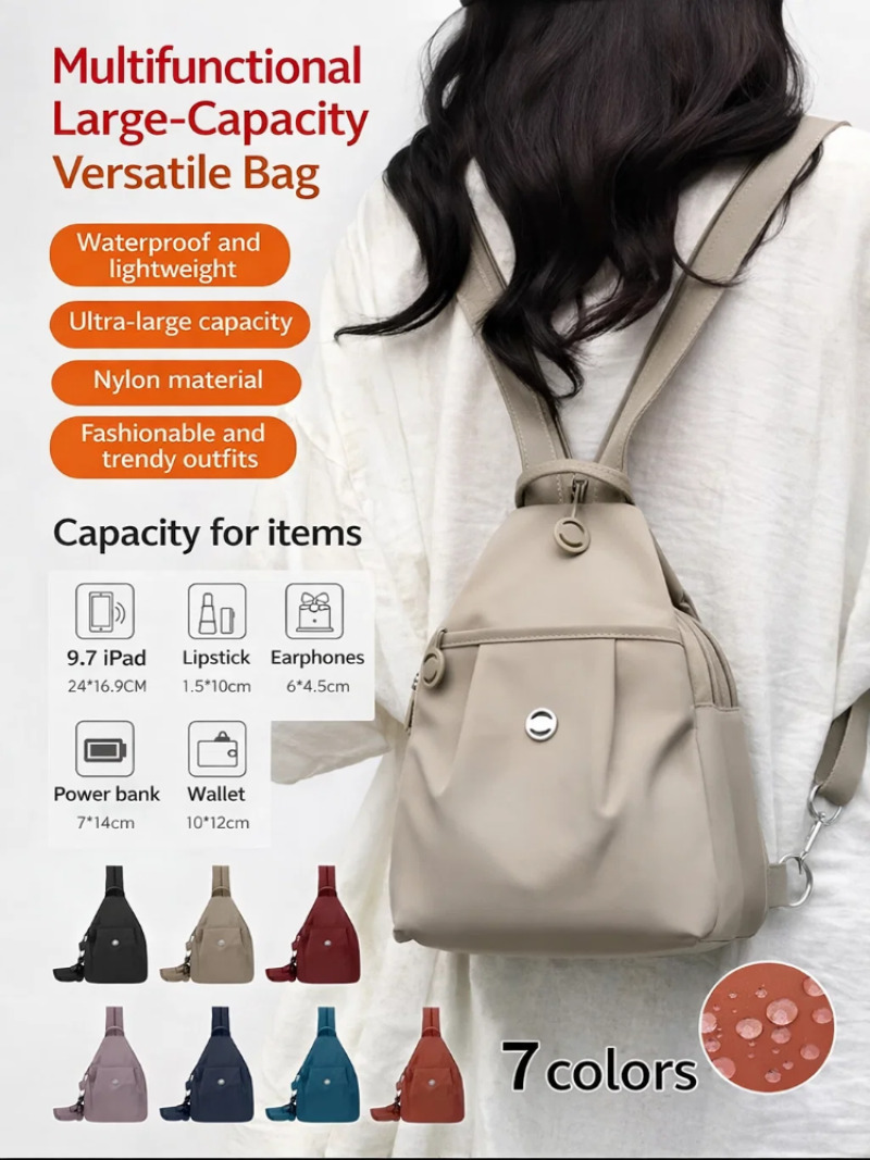 Mini Backpack Women - Women's Lightweight Mini Backpack, Oxford Cloth