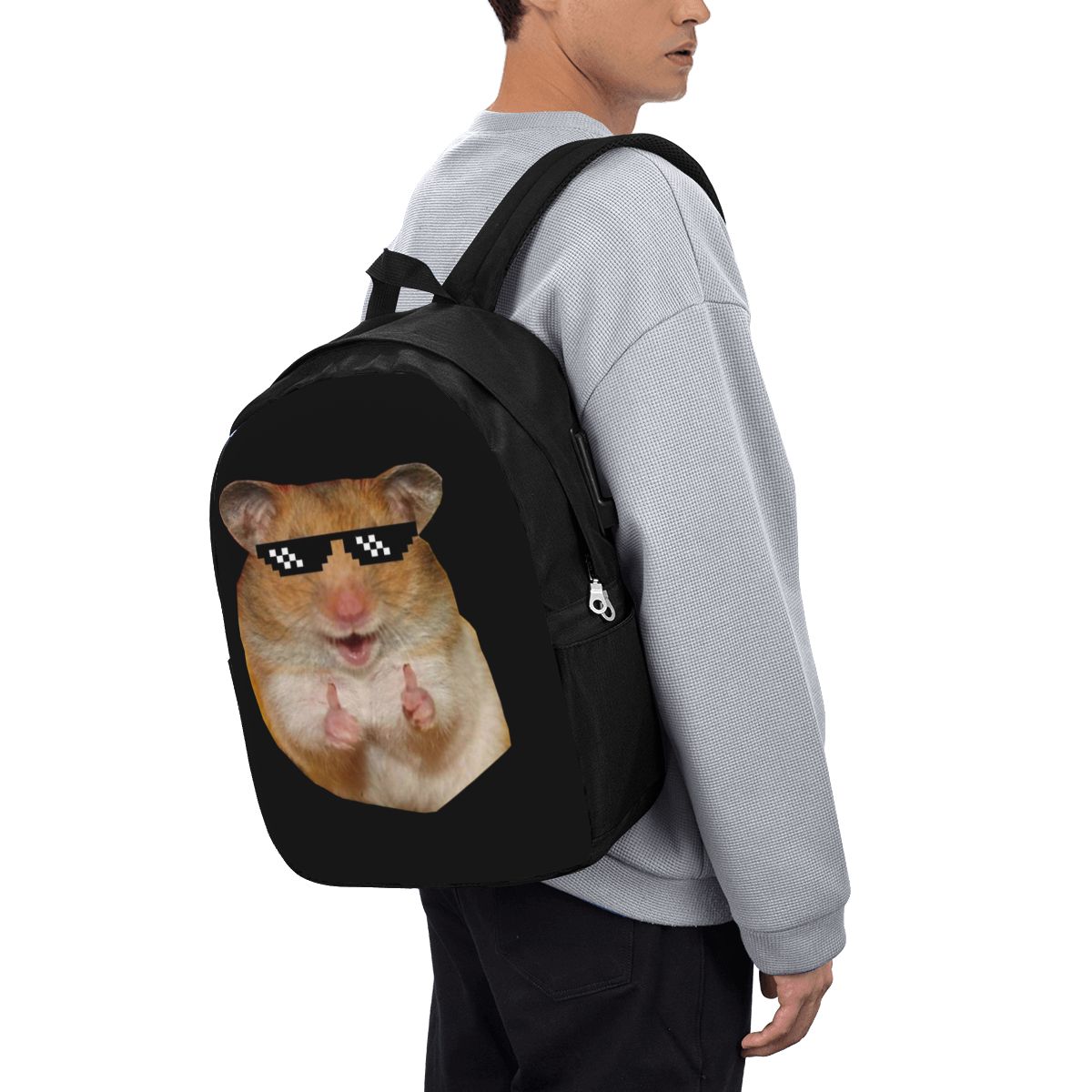 Funny Hamster Backpack Travel  - đánh giá và giá Women'S Bag