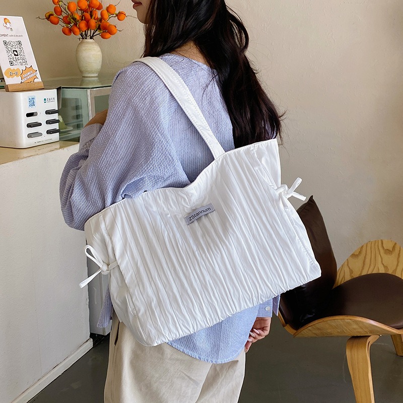 Women Foldable Striped Nylon D - đánh giá và giá Women Bags For Office Use