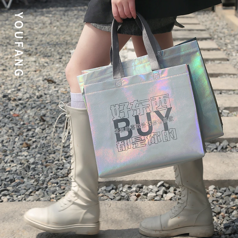10pcs Laser Non-woven Tote Sho - đánh giá và giá Women Bags For Eid