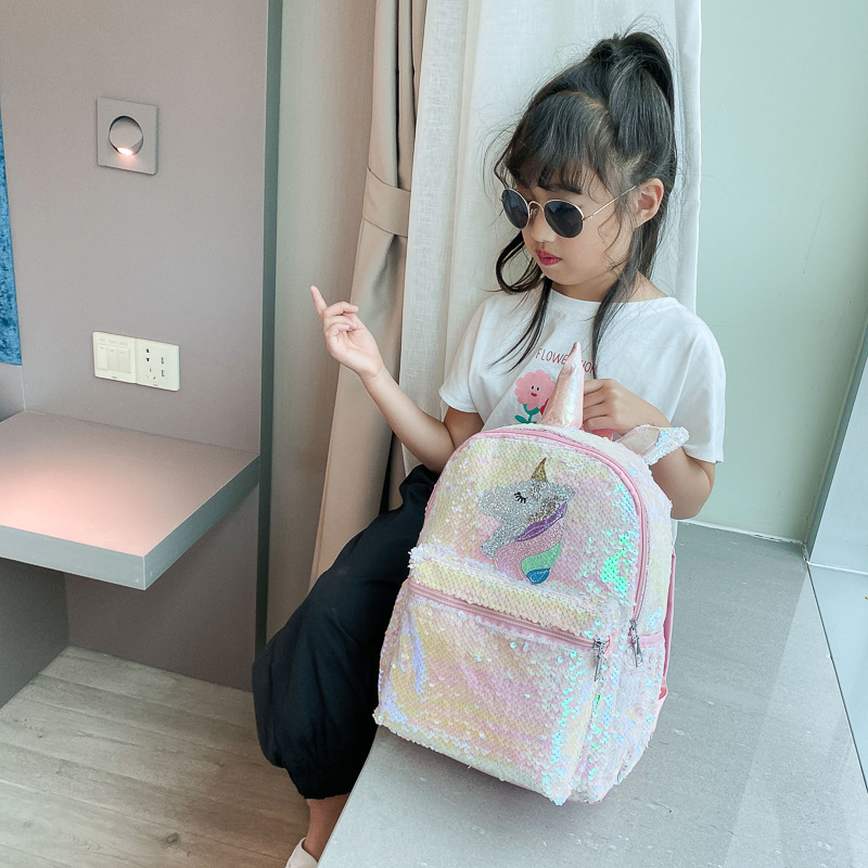 Sequin Unicorn Backpack Pink S - đánh giá và giá Mini Backpack Women
