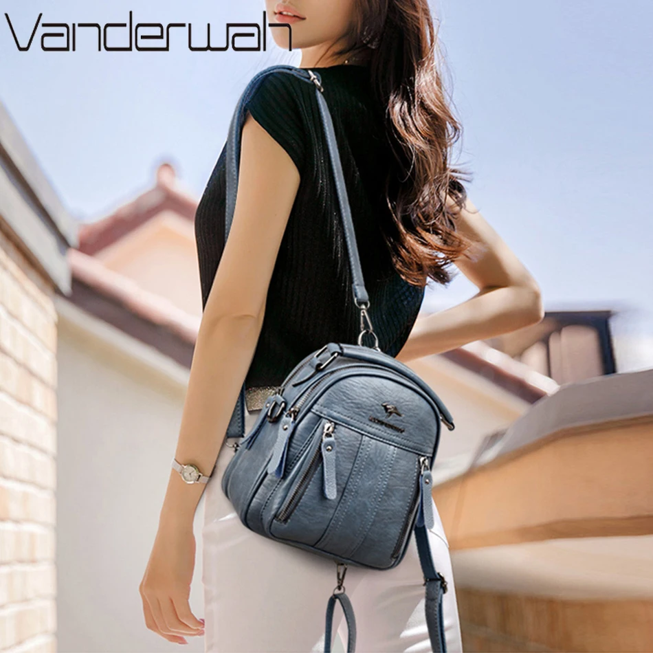 4 Trong 1 Da Lưng Đa Năng Nữ Đ - đánh giá và giá Mini Backpack Women