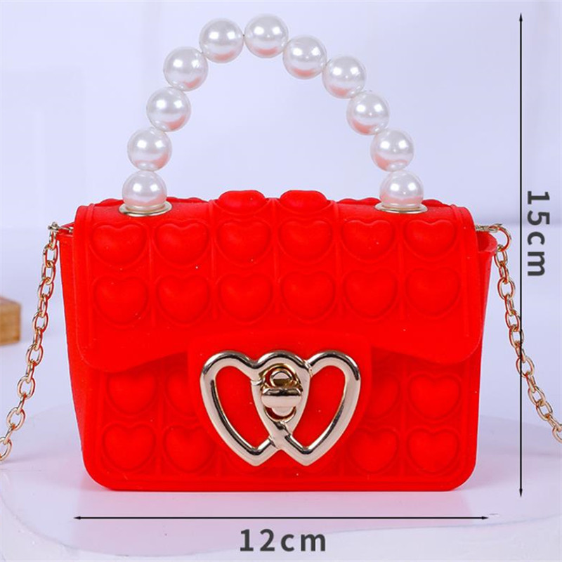 Silicone Love Bubble Jelly Bag - đánh giá và giá Women Bags Offers