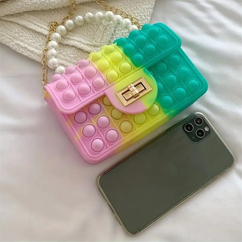 Silicone Love Bubble Jelly Bag - đánh giá và giá Women Bags Offers