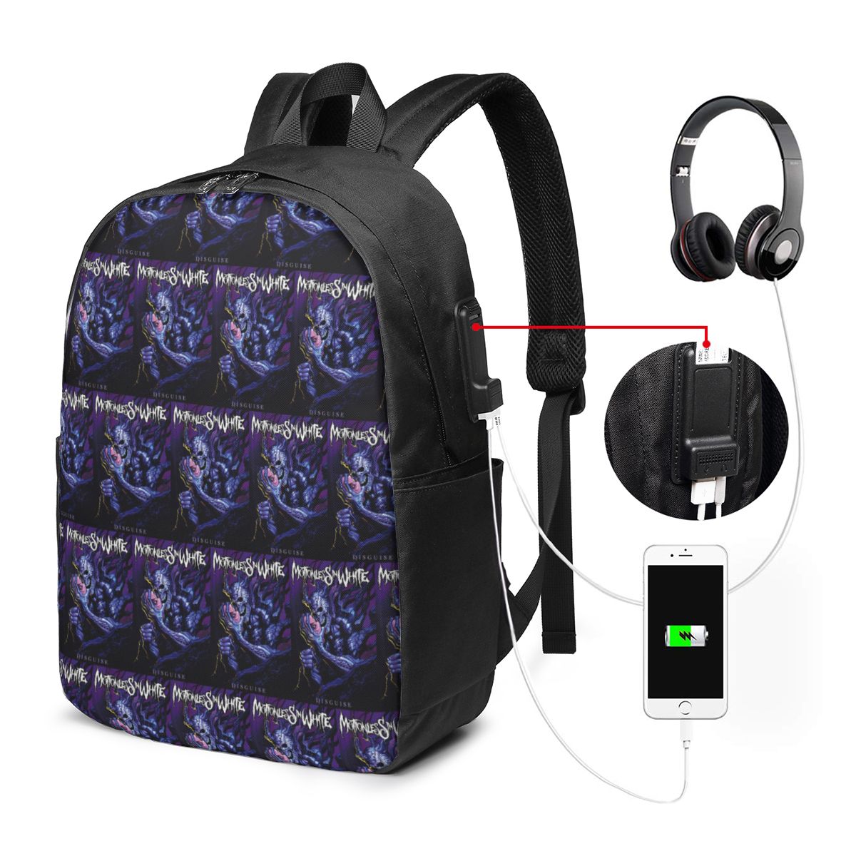 Motionless In White Backpack T - đánh giá và giá Women'S Bag