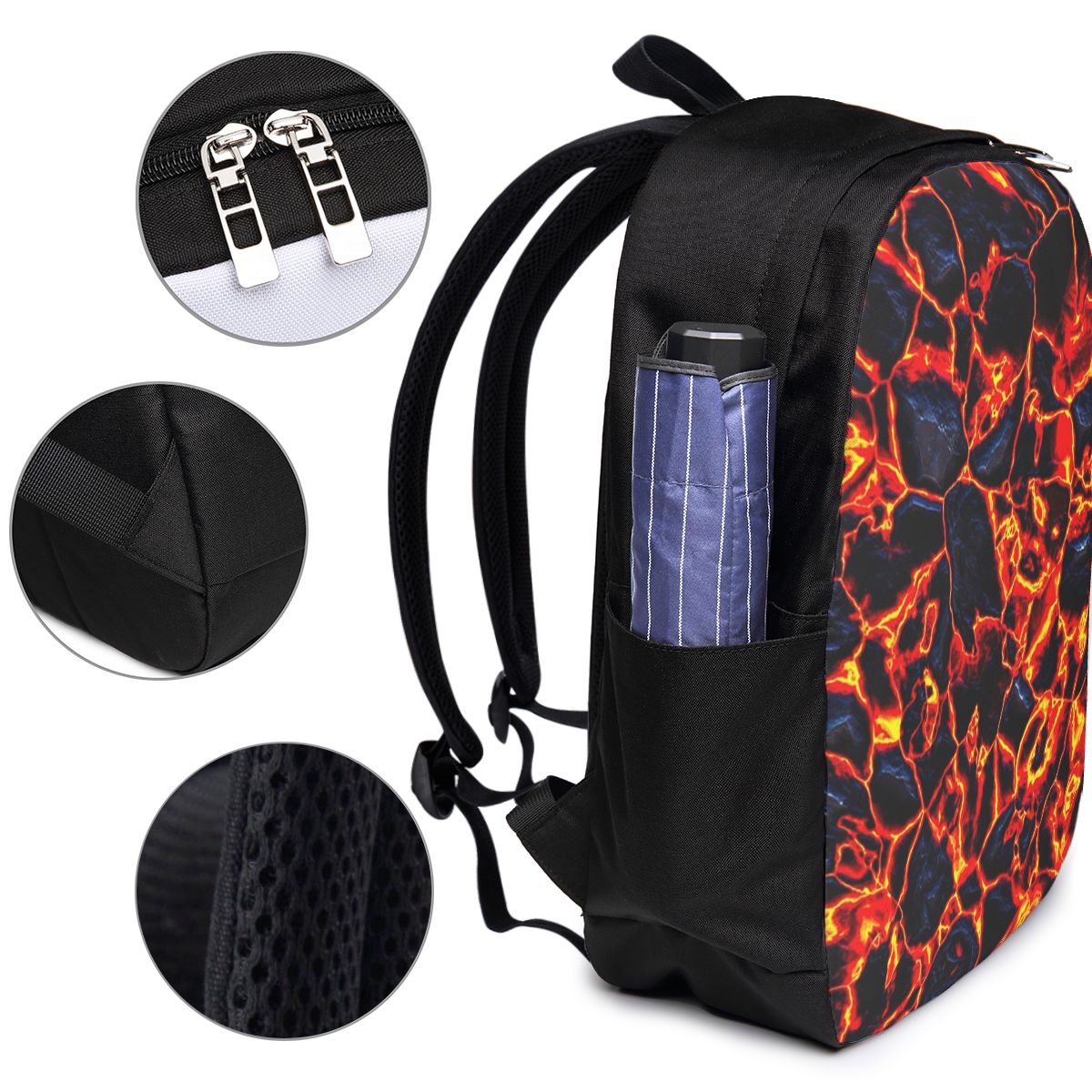 Magma Volcano Lava Fire Backpa - đánh giá và giá Women'S Bag