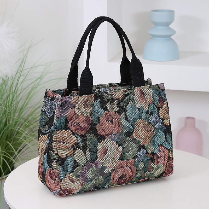 Floral Print Women's Tote Bag, - đánh giá và giá Women Bags Offers