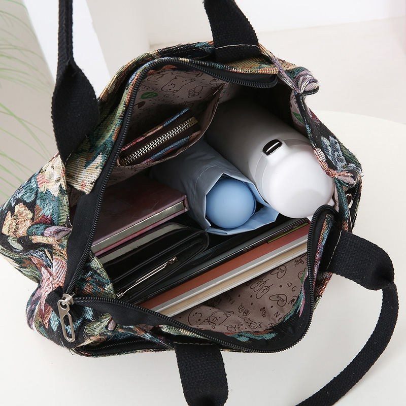 Floral Print Women's Tote Bag, - đánh giá và giá Women Bags Offers