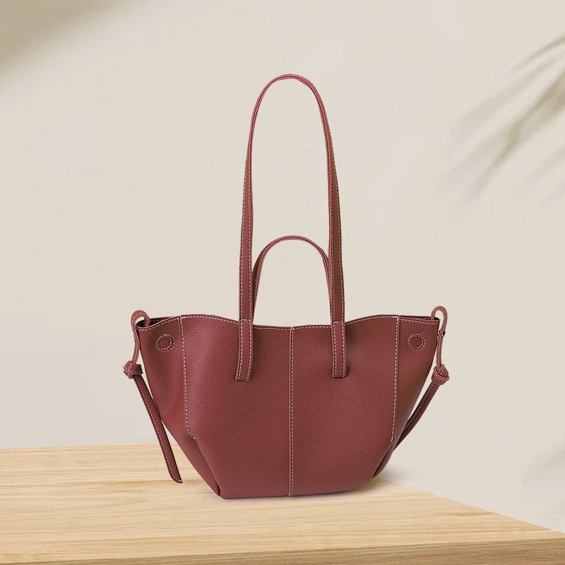 Brown Wing Design Tote Bag wit - đánh giá và giá Top Handle Structured