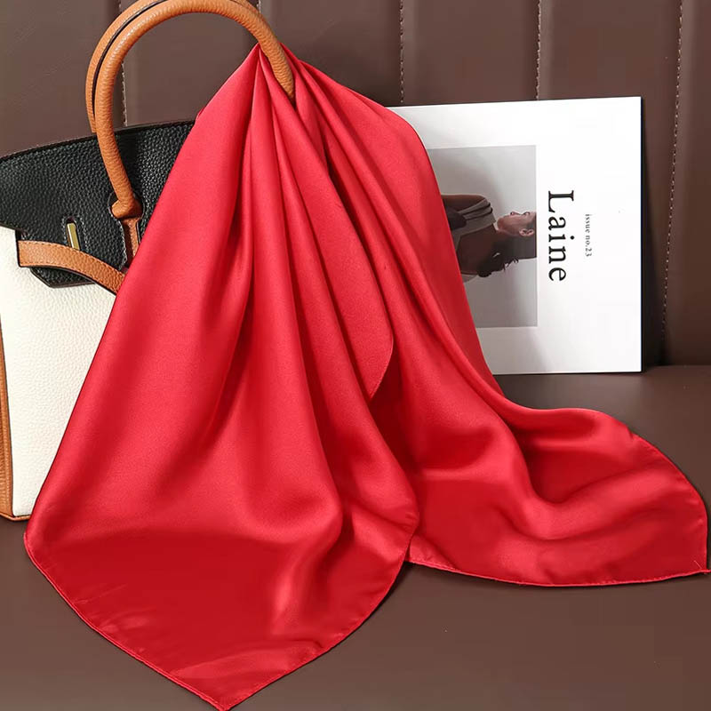 Luxury Solid Color Silk Square - đánh giá và giá Women Bags Office