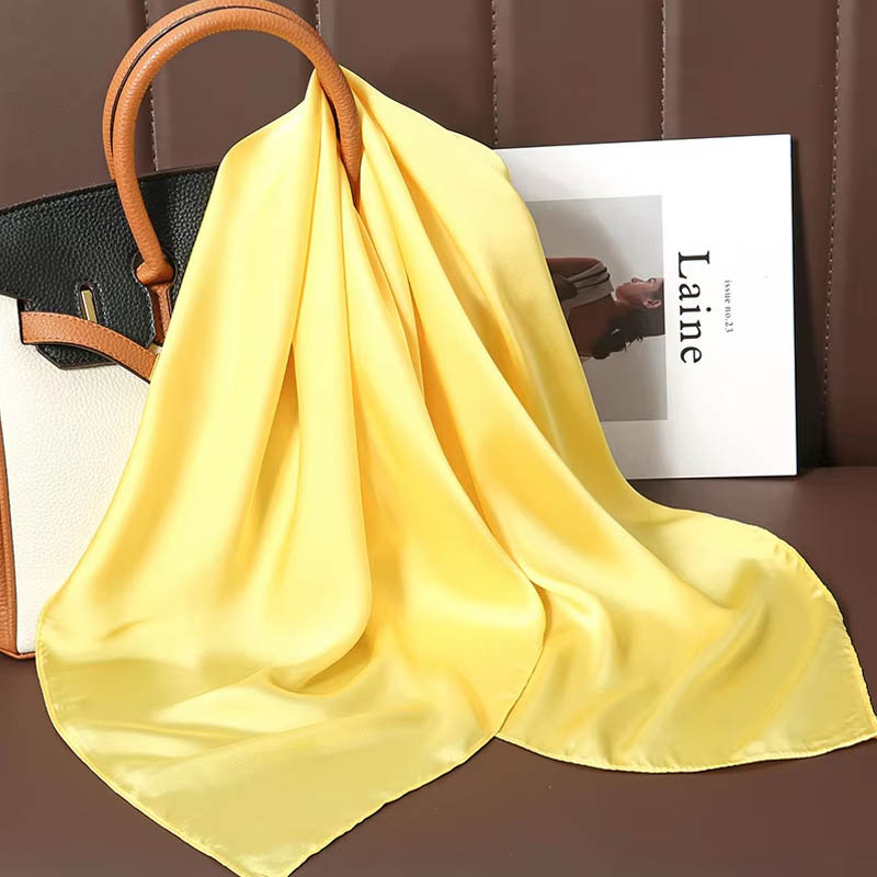 Luxury Solid Color Silk Square - đánh giá và giá Women Bags Office