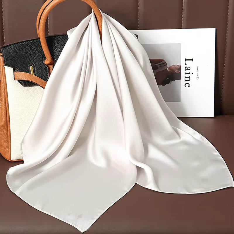 Luxury Solid Color Silk Square - đánh giá và giá Women Bags Office