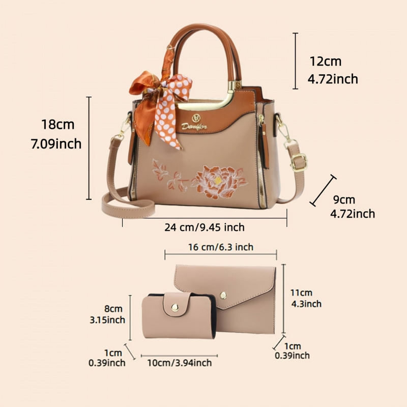 High-quality embroidered handb - đánh giá và giá Women Bags Office