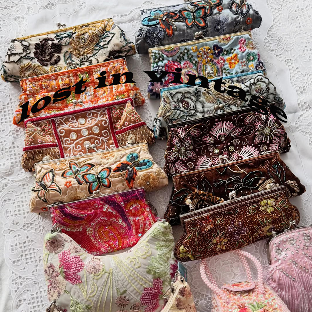 Lost in Vintage Hand-embroider - đánh giá và giá Women Bags Offers