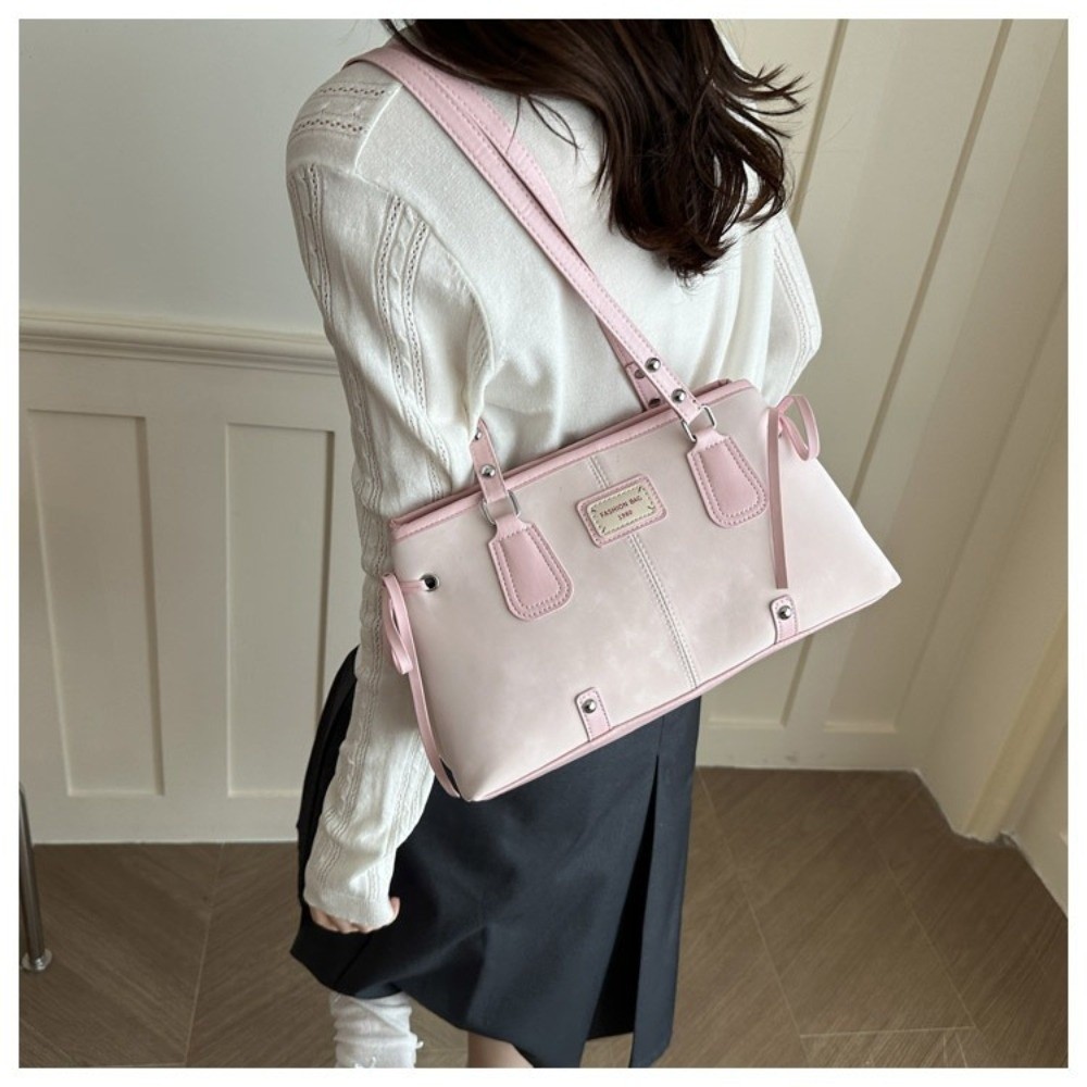 Minimalist Faux Leather Tote B - đánh giá và giá Top Handle Structured