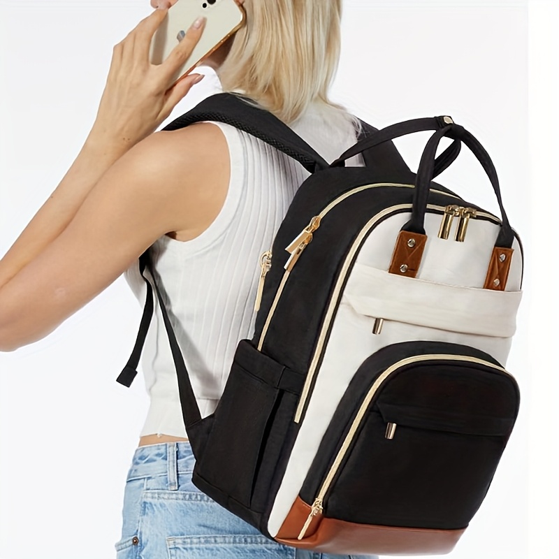 Ba lô laptop hai màu dành cho  - đánh giá và giá Women'S Bag