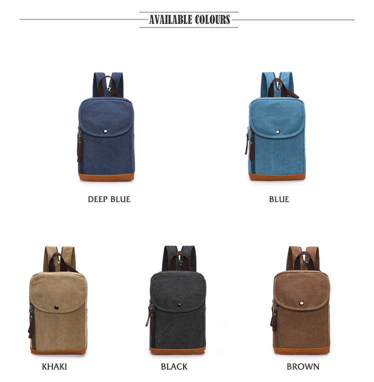 Men's Canvas Mini Backpack Men - đánh giá và giá Mini Backpack Women