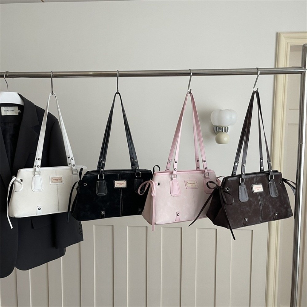 Korean Style Faux Leather Tote - đánh giá và giá Top Handle Structured
