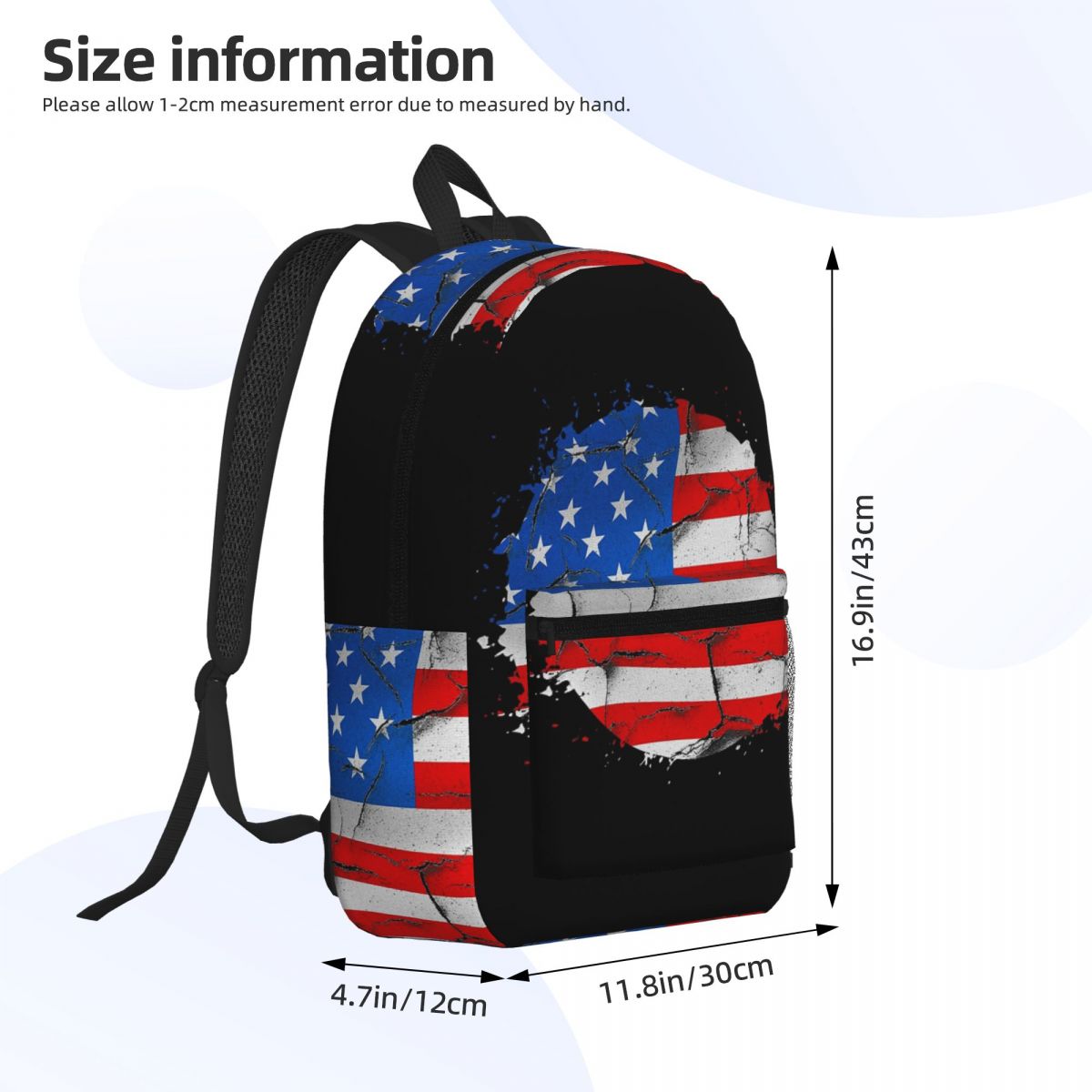 USA America American Flag Back - đánh giá và giá Women Bags Usa