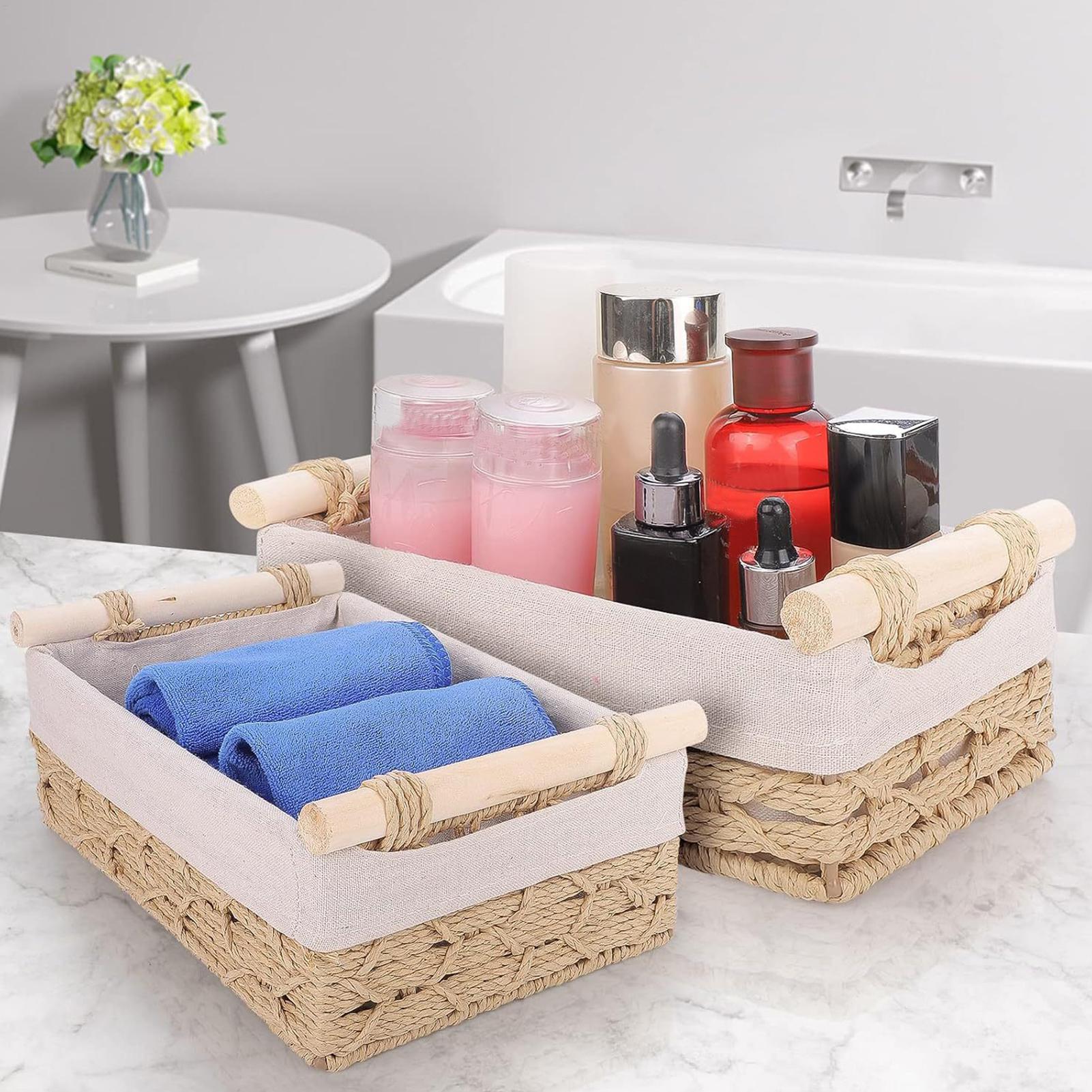 Storage Basket with Handles &  - đánh giá và giá Basket Bag Wicker
