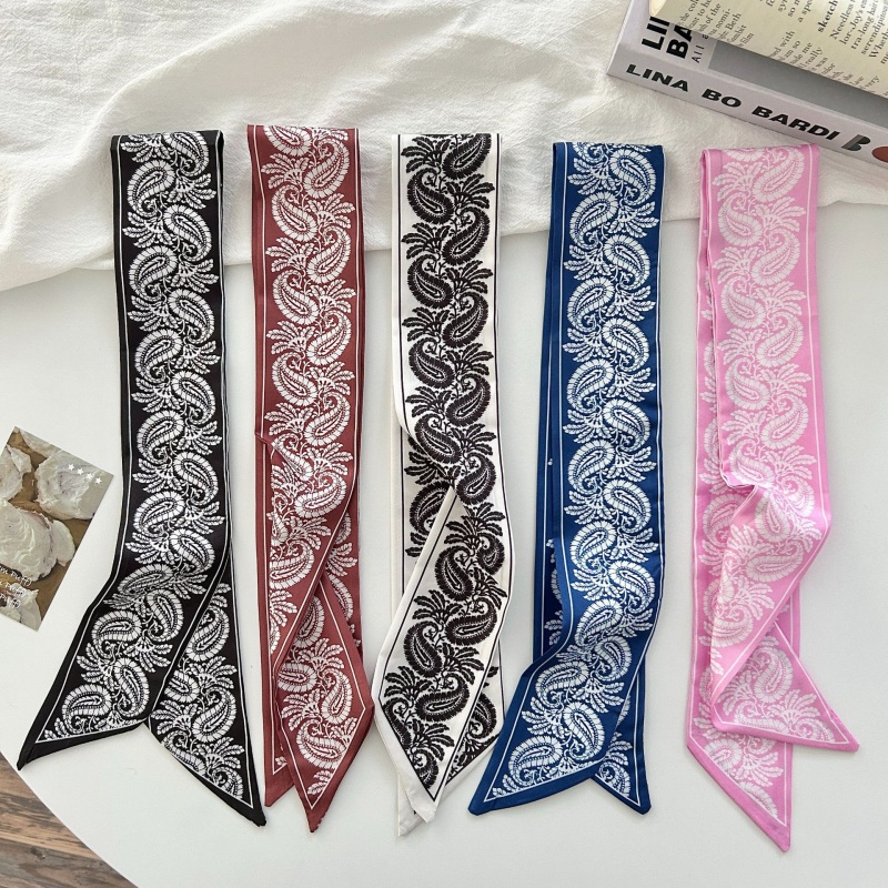 Paisley Print Satin Skinny Sca - đánh giá và giá Women Bags Office