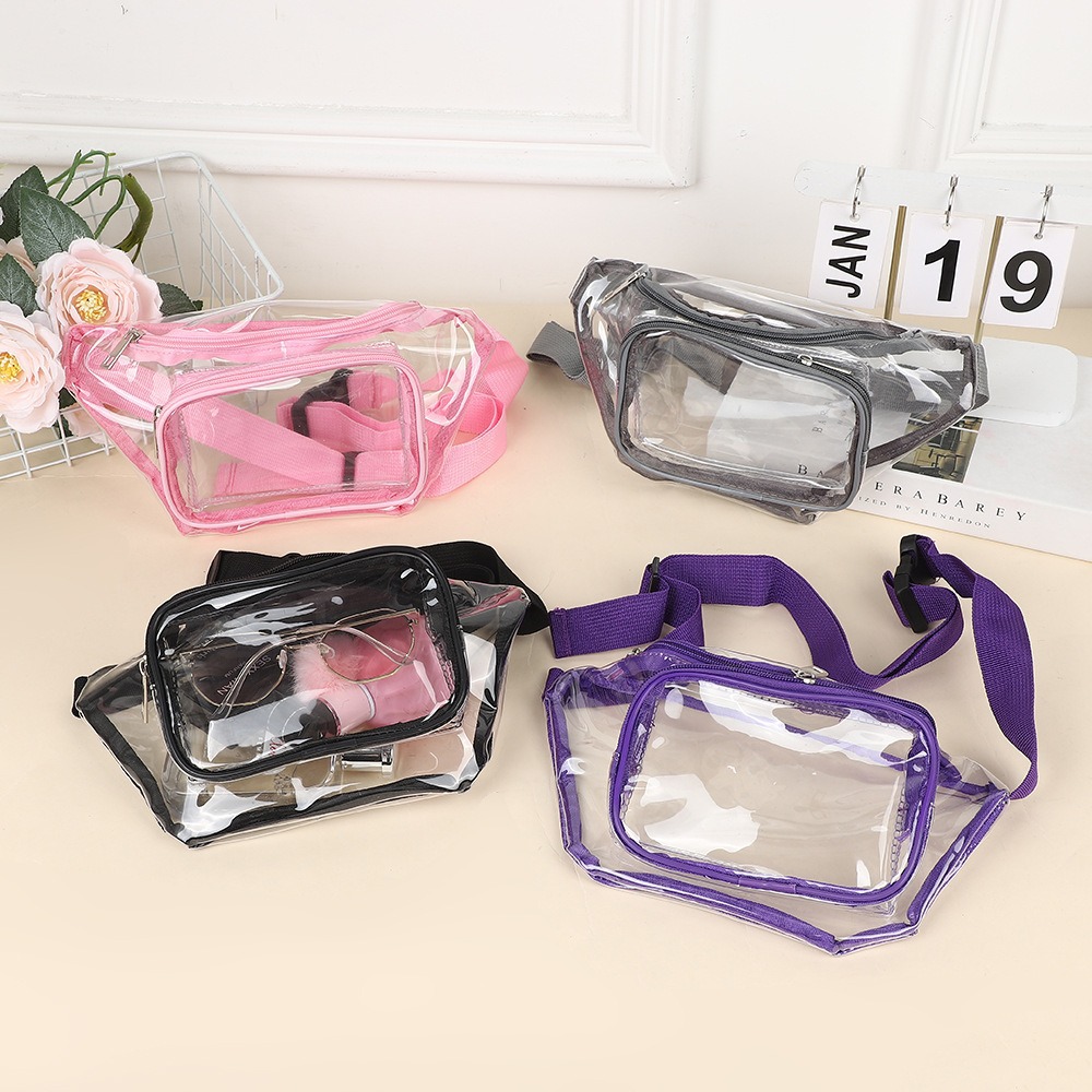 Clear Fanny Pack Transparent P - đánh giá và giá Women Bags Waterproof
