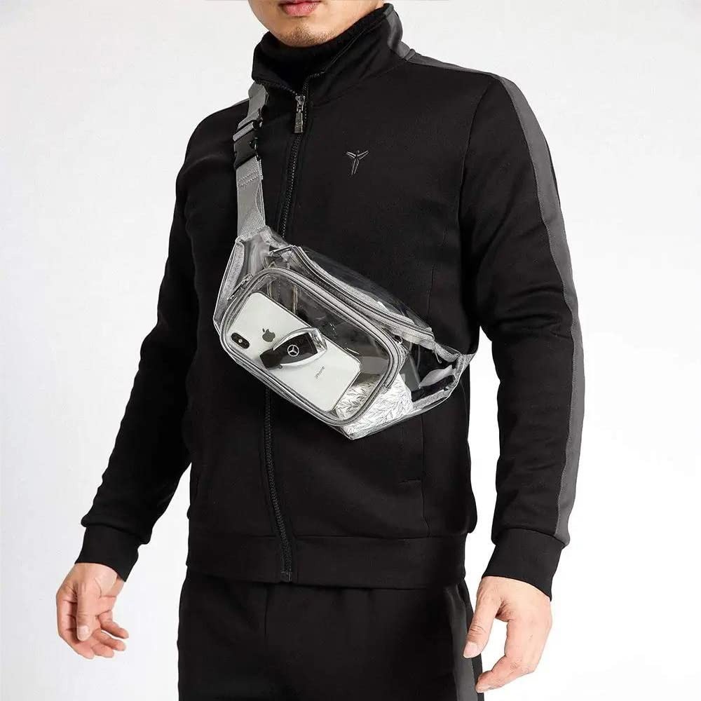 Clear Fanny Pack Transparent P - đánh giá và giá Women Bags Waterproof