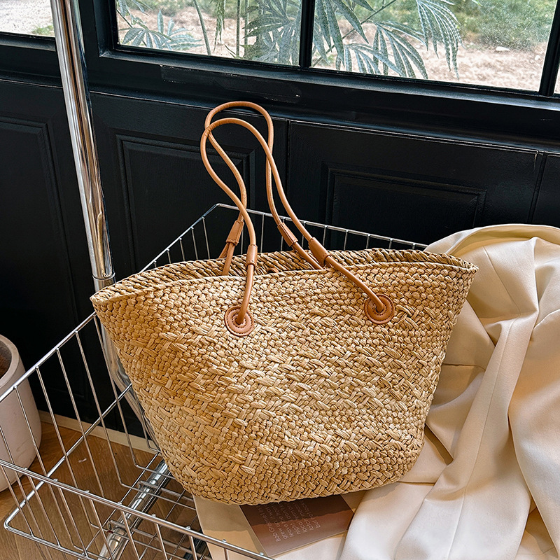 Casual Rattan Large Capacity T - đánh giá và giá Basket Bag Wicker