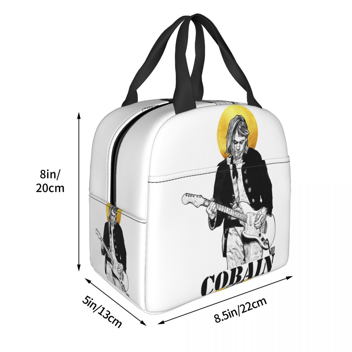 Kurt Cobain Insulated Lunch Ba - đánh giá và giá Women Bags Kurt