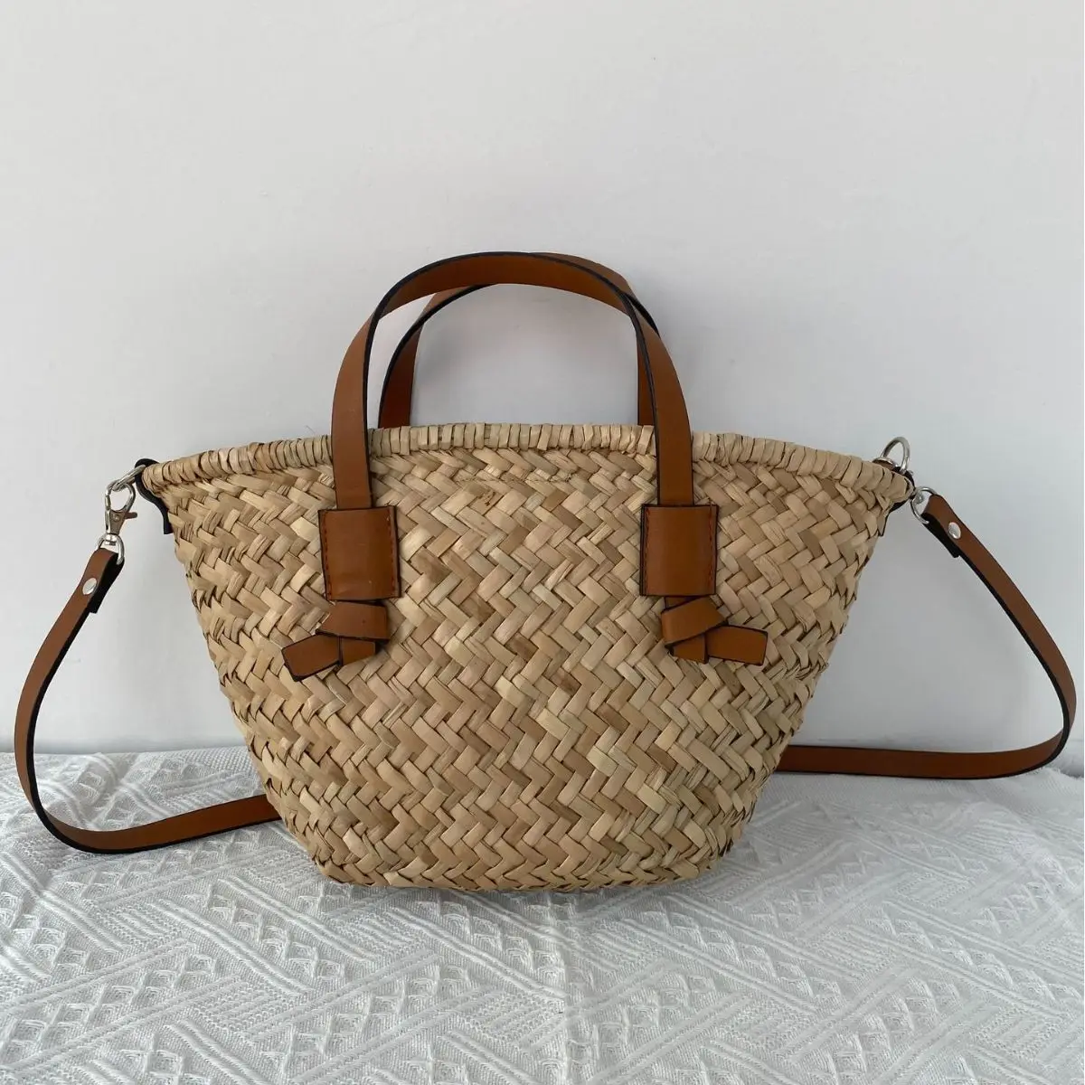 Bohemian Straw Basket Bag Hand - đánh giá và giá Basket Bag Wicker