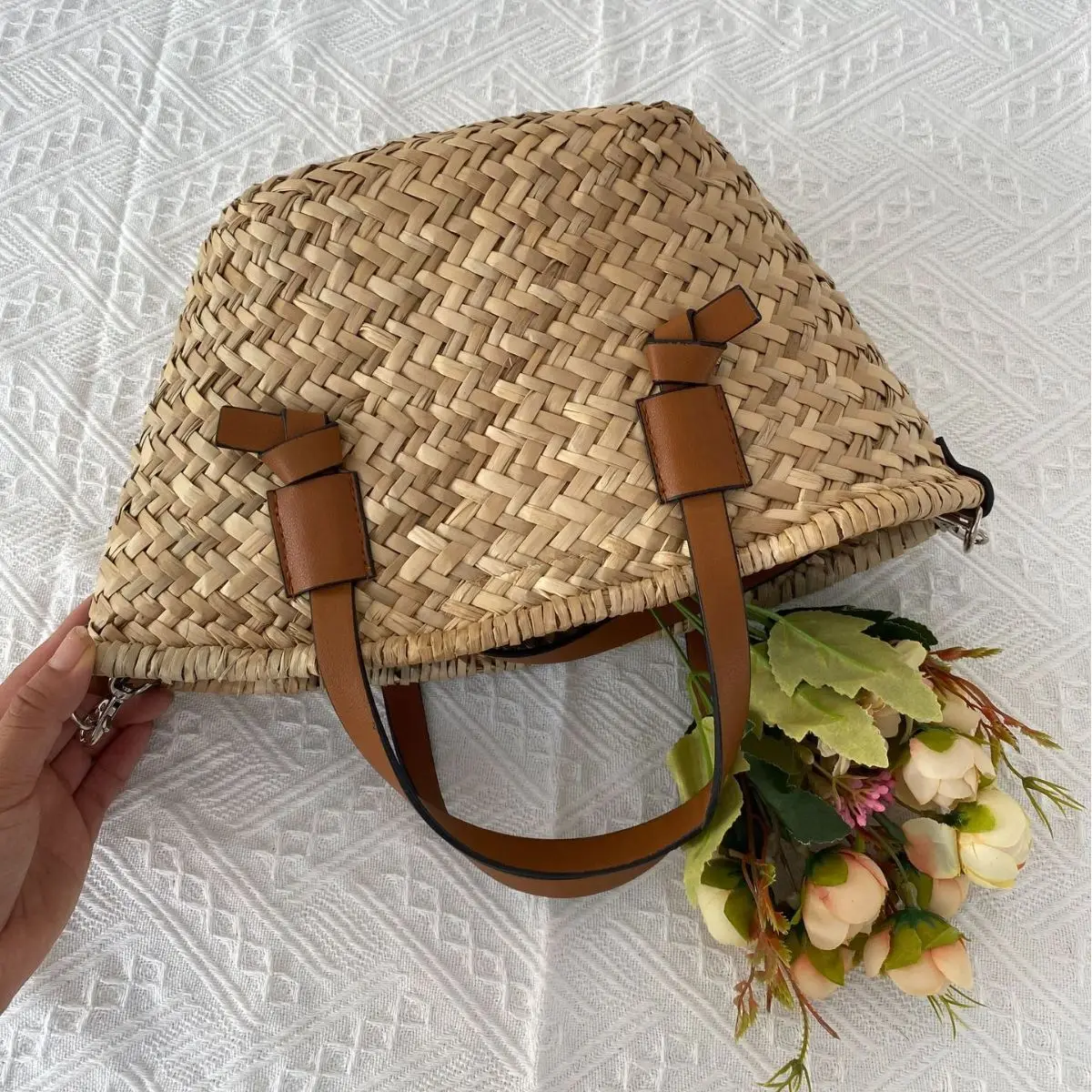 Bohemian Straw Basket Bag Hand - đánh giá và giá Basket Bag Wicker