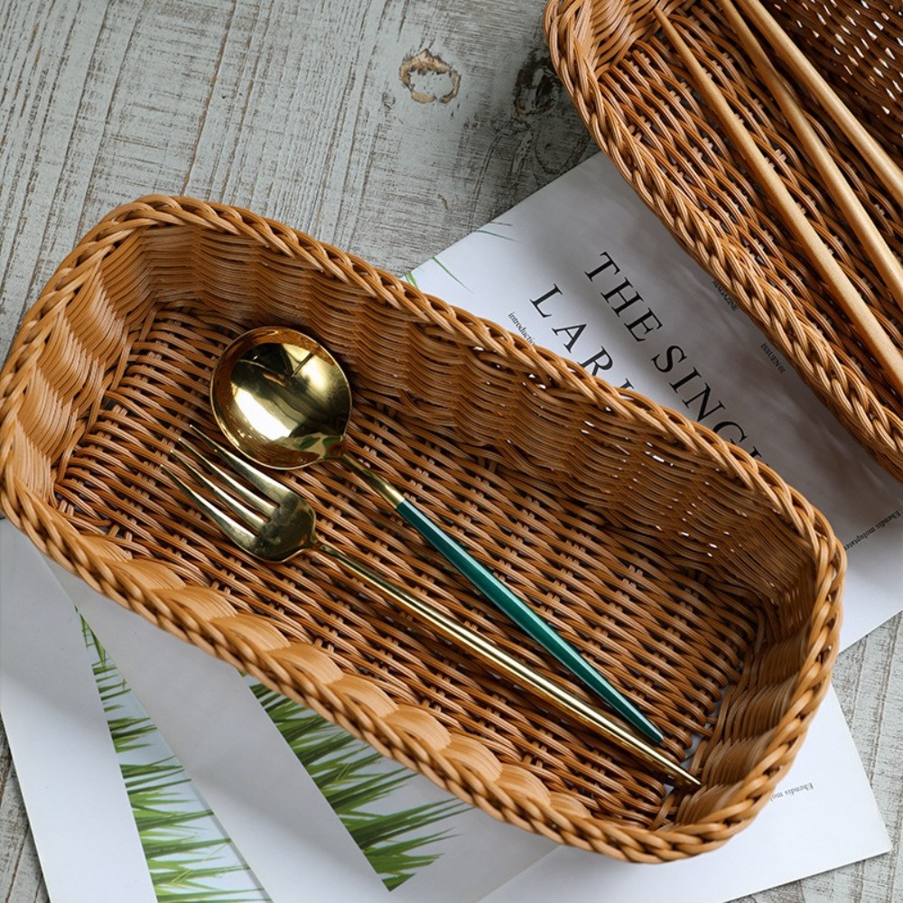 Imitation Rattan Storage Baske - đánh giá và giá Basket Bag Wicker