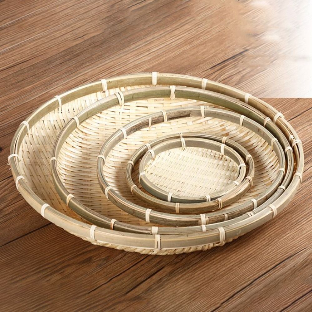 Handmade Woven Bamboo Tray Bam - đánh giá và giá Basket Bag Wicker