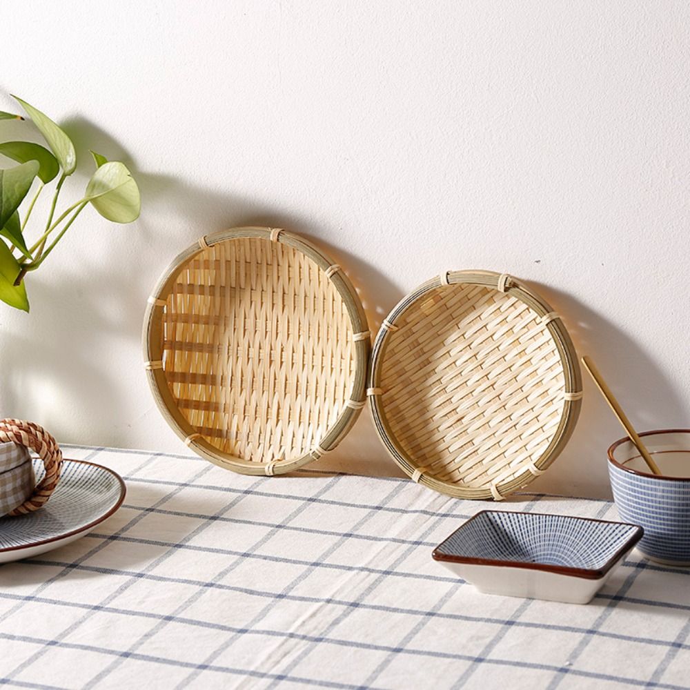 Handmade Woven Bamboo Tray Bam - đánh giá và giá Basket Bag Wicker