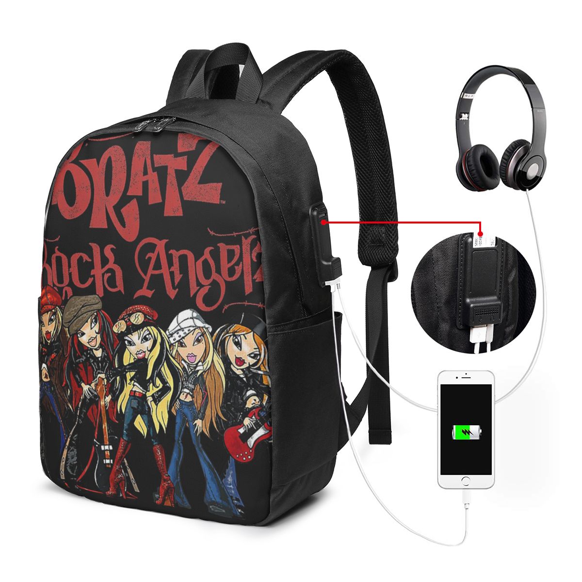 Bratz Rock Angelz Group Shot B - đánh giá và giá Women'S Bag