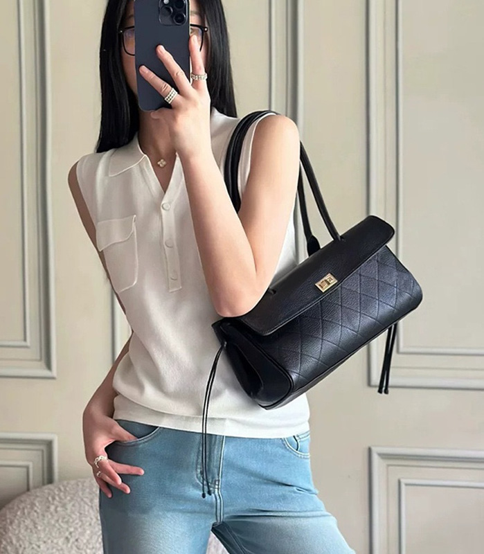 CLAREGQI  2026 New Genuine Lea - đánh giá và giá Top Handle Structured