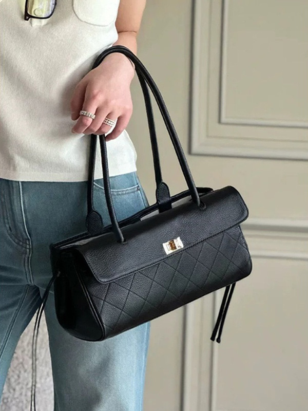 CLAREGQI  2026 New Genuine Lea - đánh giá và giá Top Handle Structured