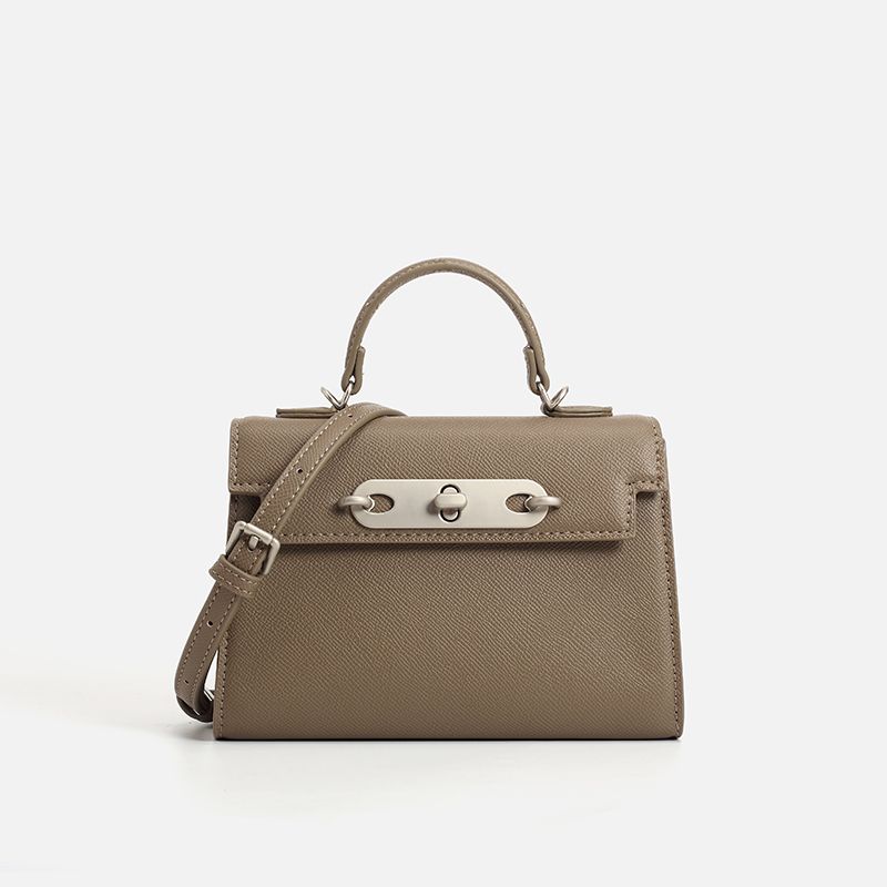 Women Taupe Saffiano Leather T - đánh giá và giá Top Handle Structured