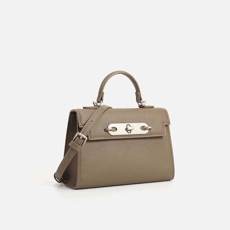 Women Taupe Saffiano Leather T - đánh giá và giá Top Handle Structured