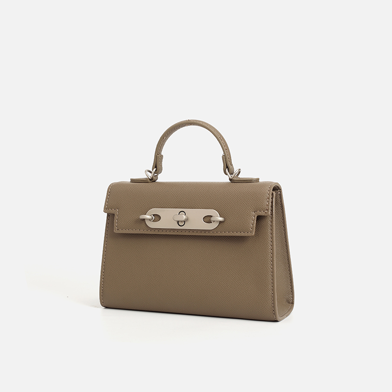 Women Taupe Saffiano Leather T - đánh giá và giá Top Handle Structured