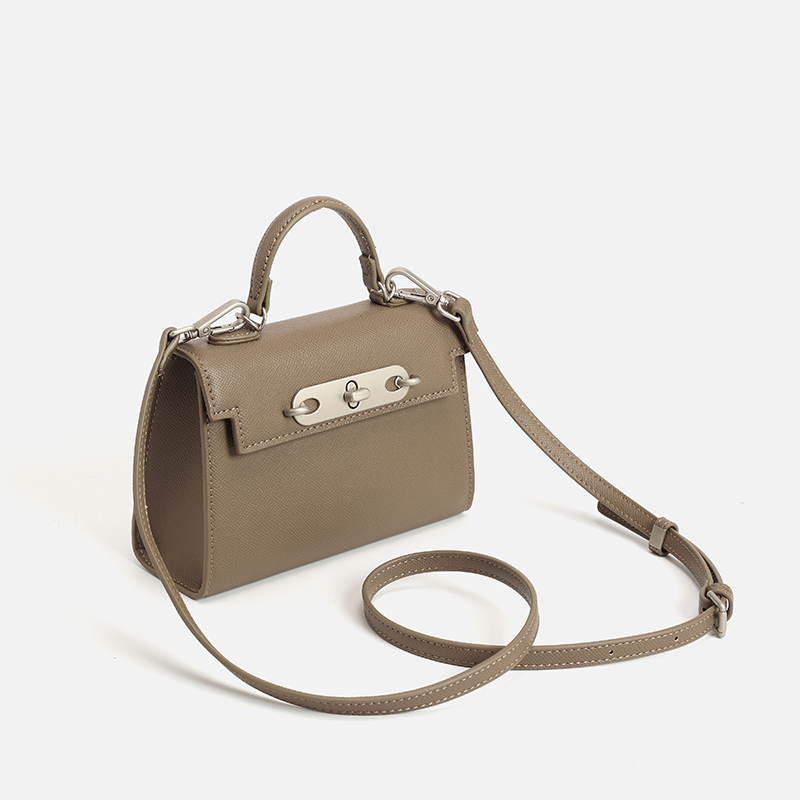 Women Taupe Saffiano Leather T - đánh giá và giá Top Handle Structured